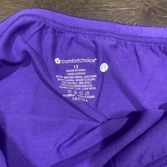 Comfort Choice Size 15 panties Women's underwear cotton NWOT 5 pairs - Picture 10 of 16